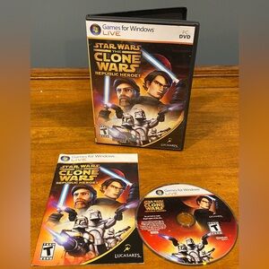 Star Wars The Clone Wars: Republic Heroes PC Windows DVD-ROM Video Game 2009